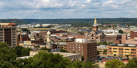 Dubuque Iowa Skyline